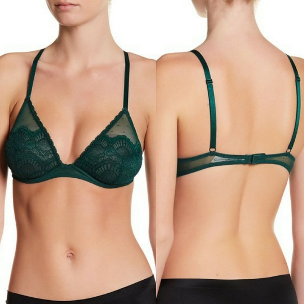 Free People Embrace Lace Underwire Triangle Bra